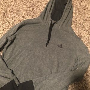 Adidas Black/Grey Hoodie